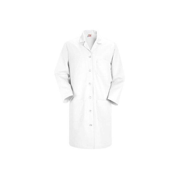 Vf Imagewear Red Kap Women's Button Front Lab Coat, White, Poly/Combed Cotton, L KP13WHRGL - main